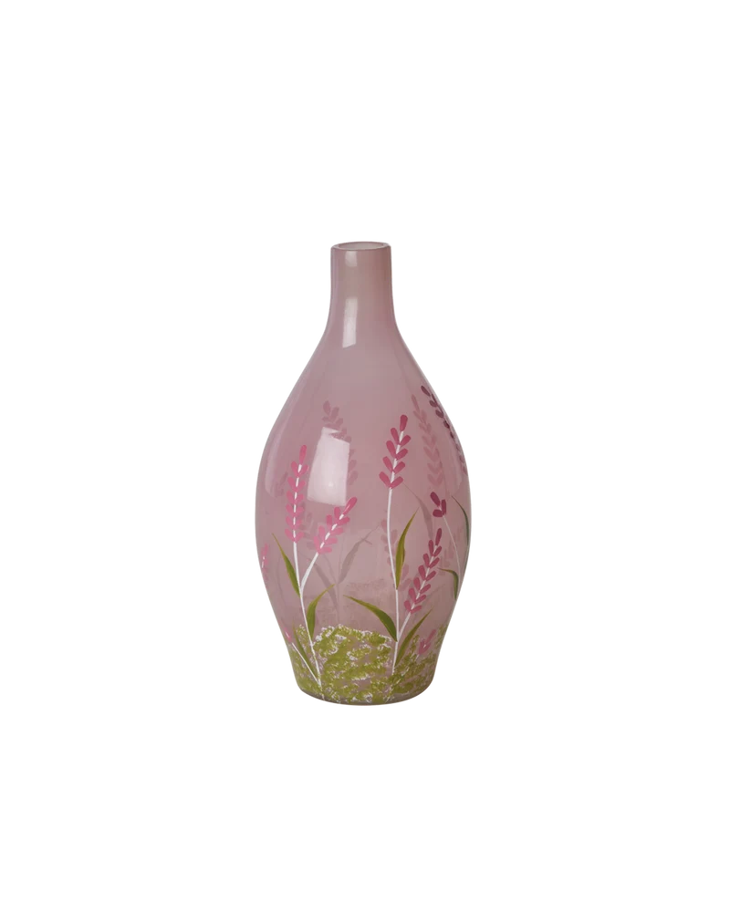 Glas Vase - Pink