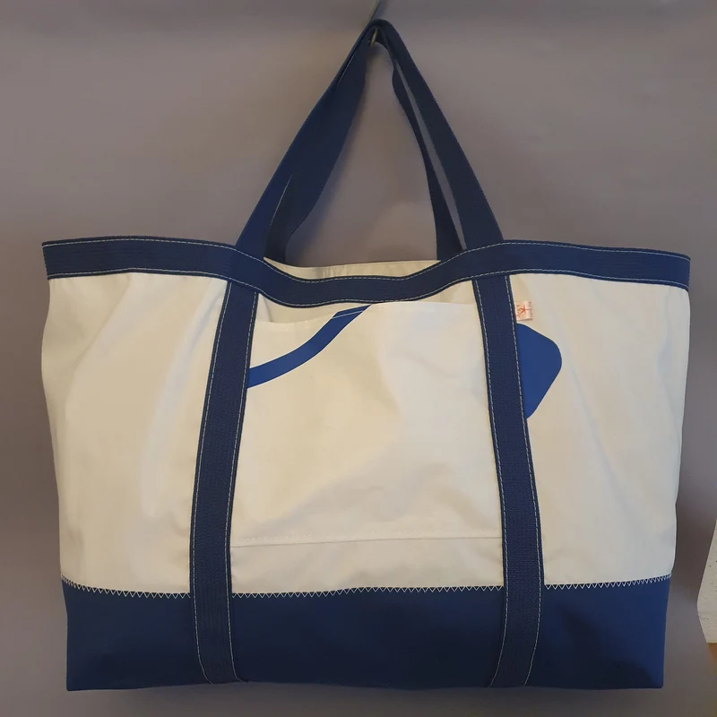 Cabas Grand Large "NAVY" fond renforcé