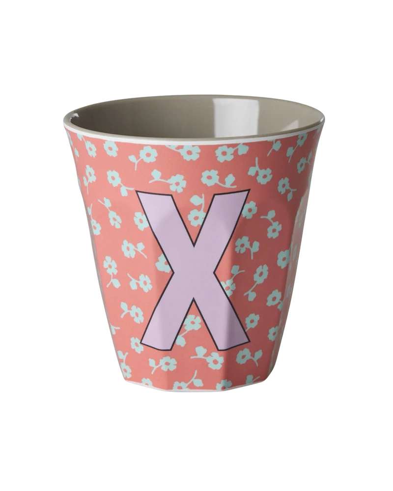 Mellem Alfabetkop - Koral - X - Flowers