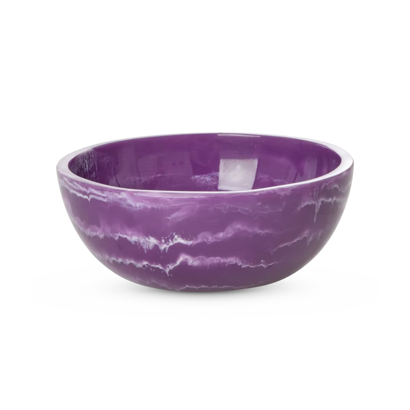Stor Resin Skål - Lilla