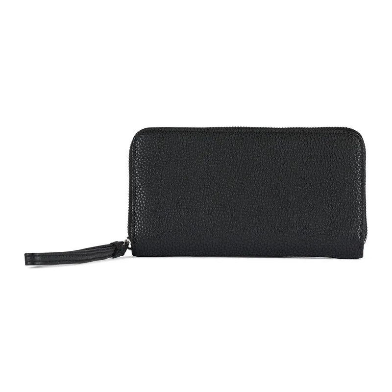Bentley Amour Classic Zip-Around Wallet with Wrist Strap
