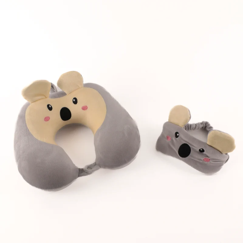 Tracker Youth Koala Neck Pillow/Mask Set