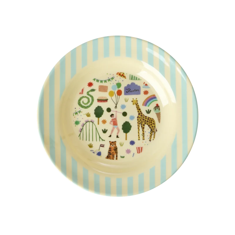 Børneskål - Mint - Fun Fair Print
