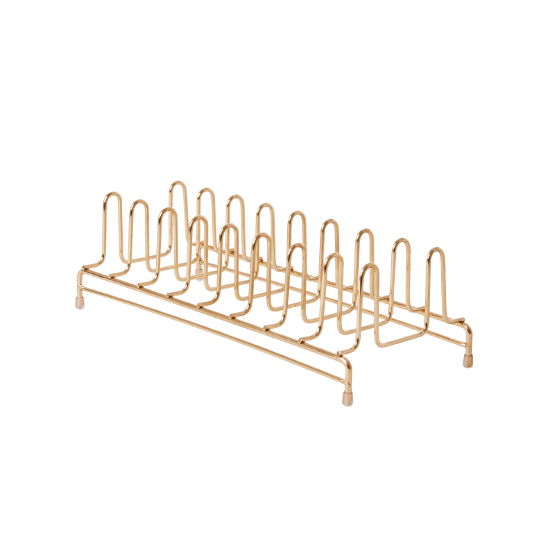 Metal Tallerken holder - Guld