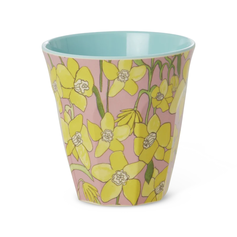 Mellem Kop - Lyserød - Daffodils Print