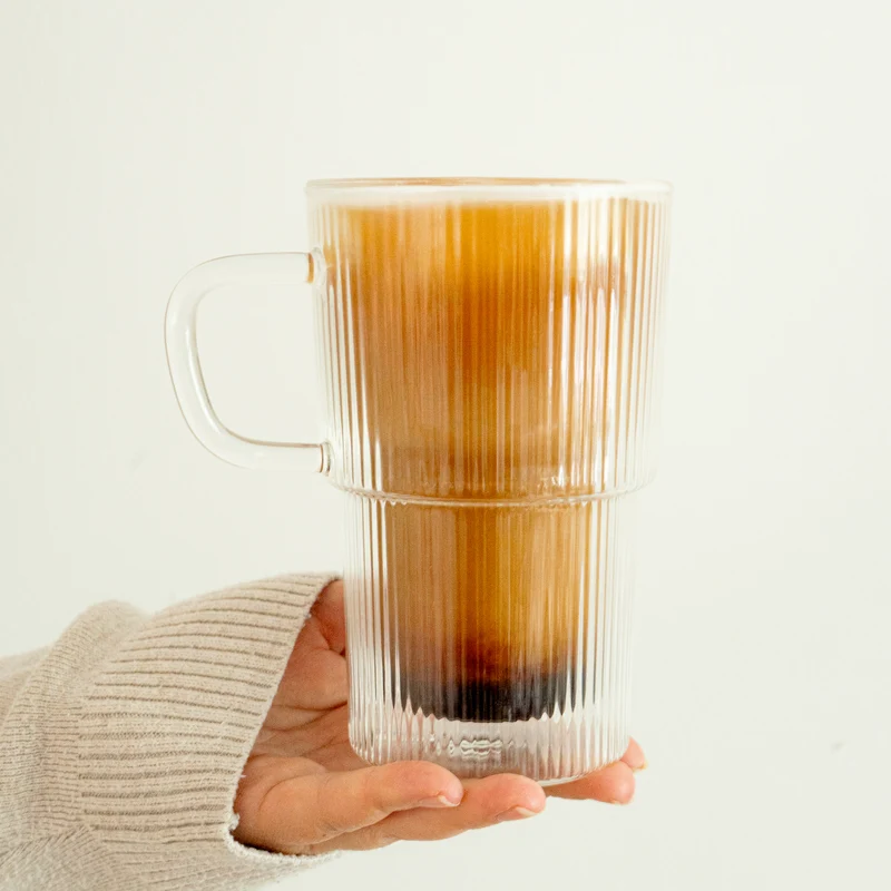 Ensemble de 2 tasses en verre - Double paroi
