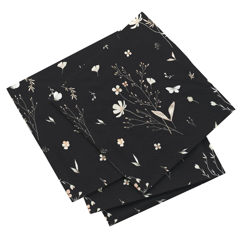 Serviettes de table - Murmures dans la nuit