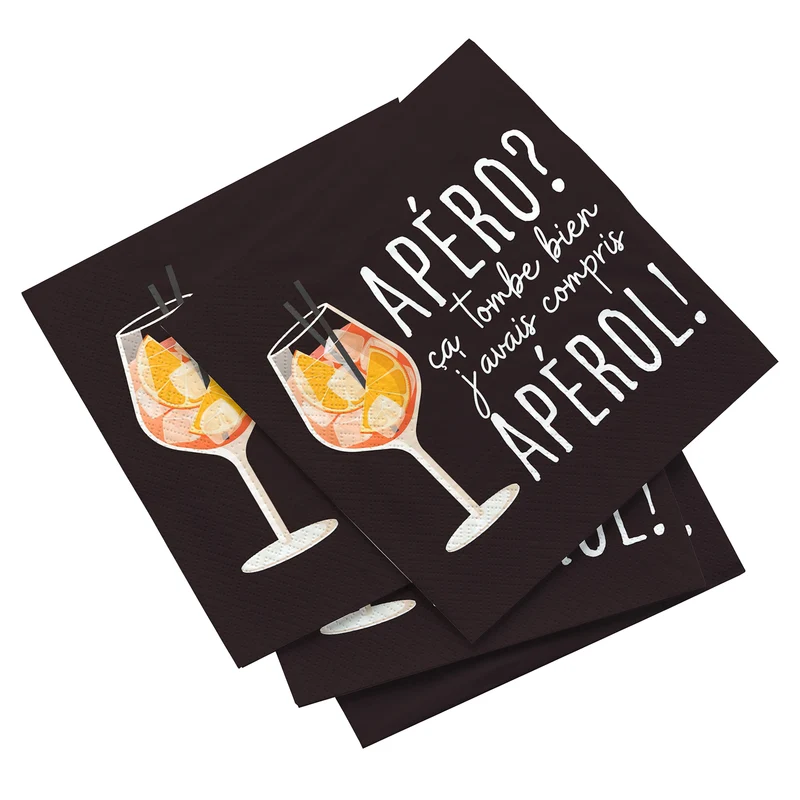 Serviettes de table - Apéro ?