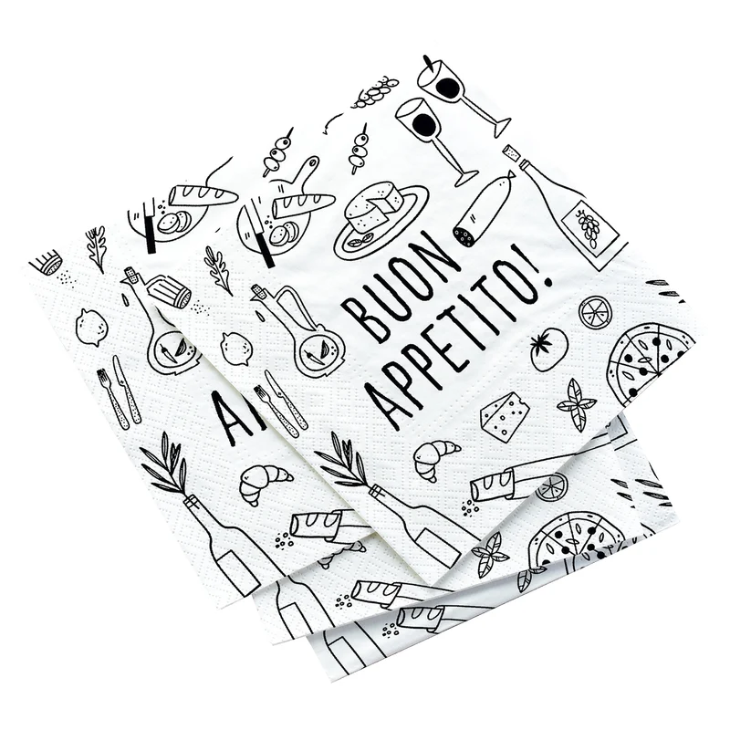 Serviettes de table - Buon Appetito