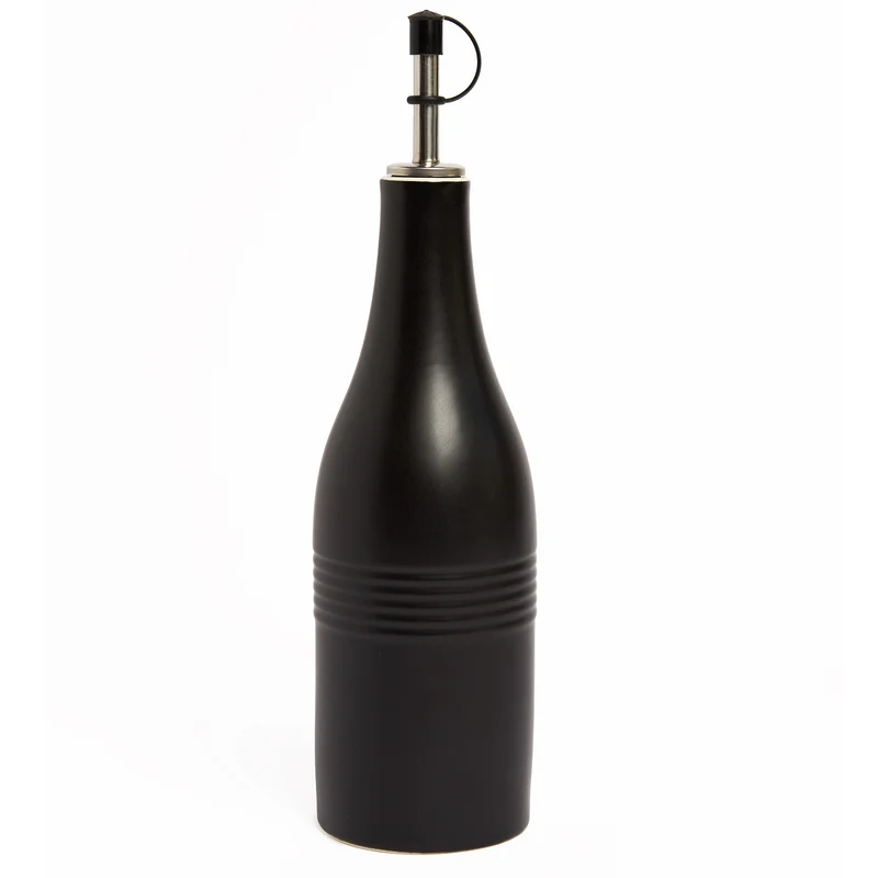 Bouteille d'huile vintage - Noire