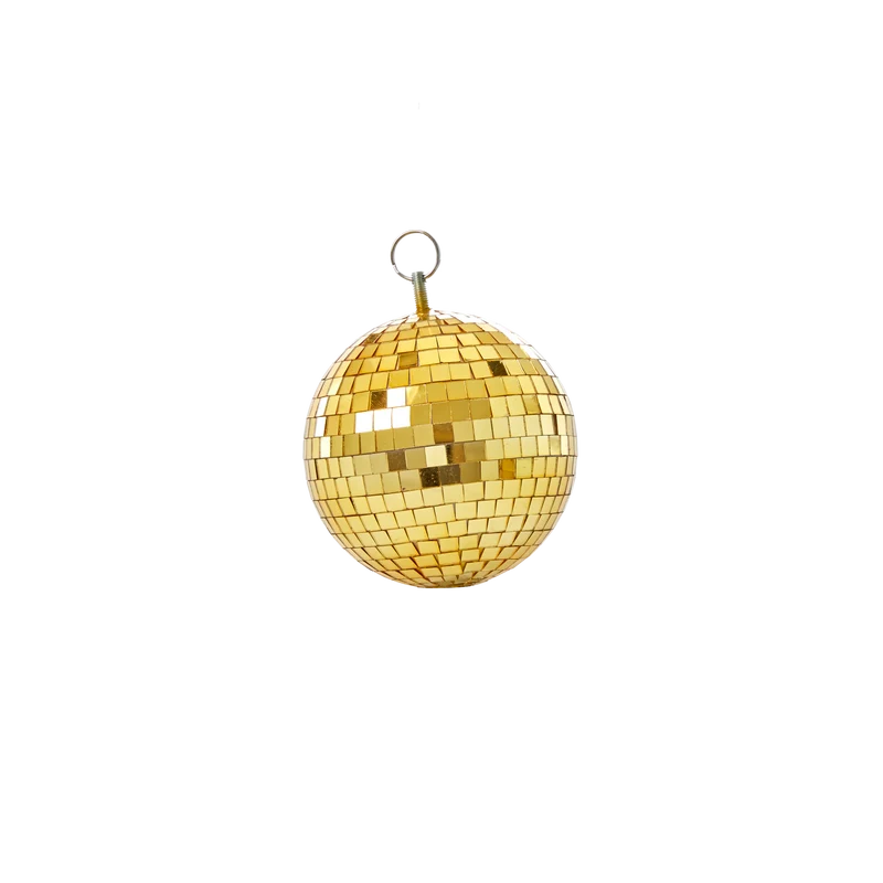 Mellem Discokugle - Guld