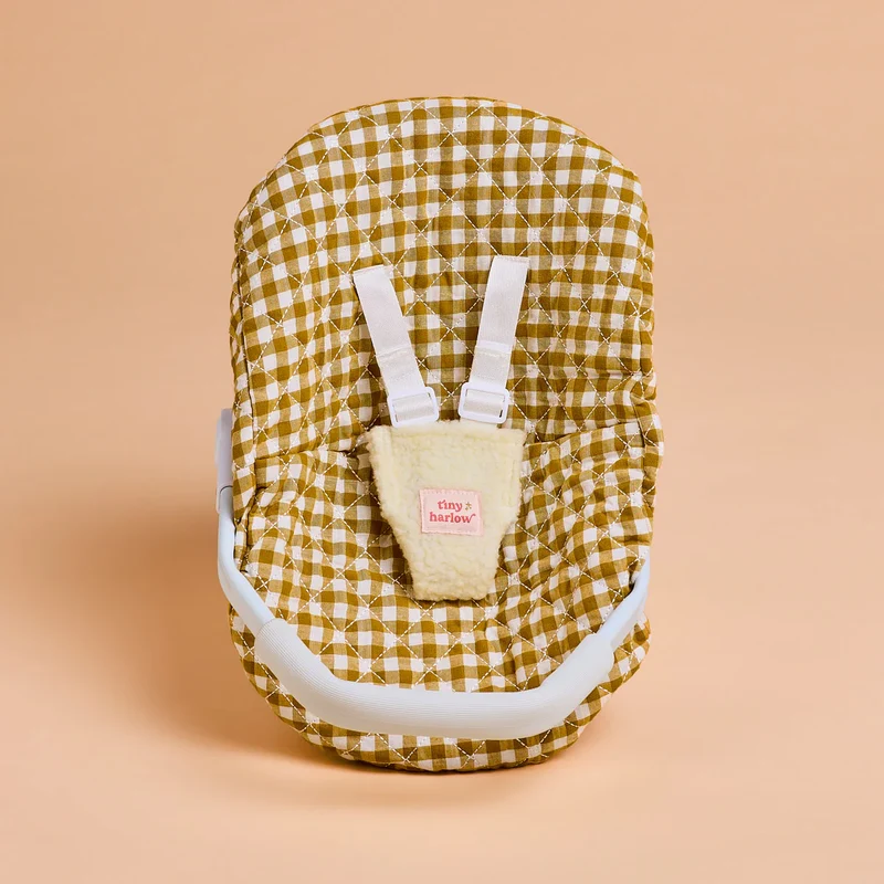 Coque poupée - Vichy Camel
