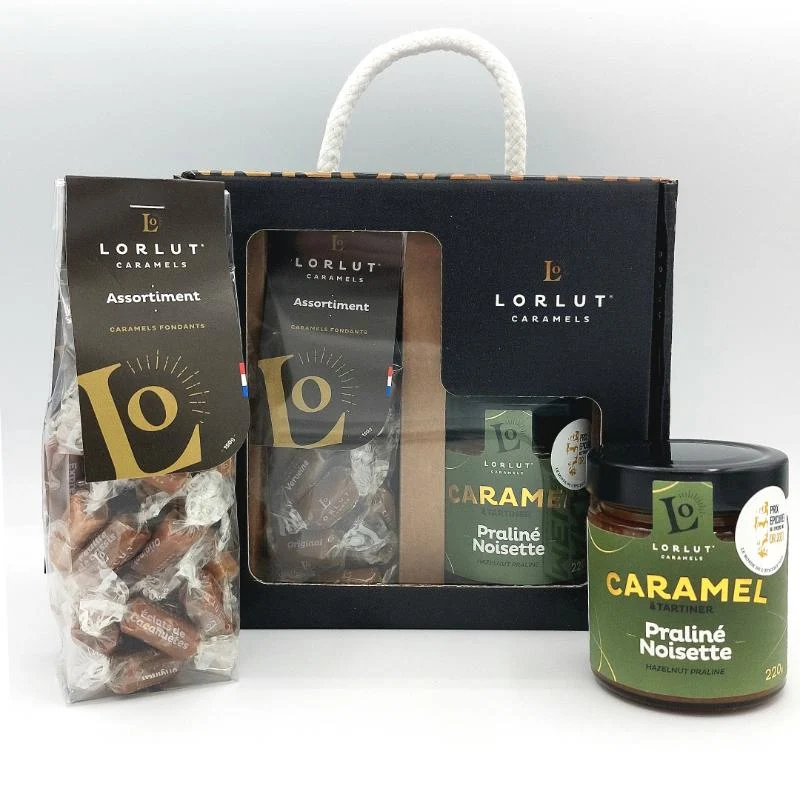 Coffret caramels et pralines artisanaux premium Lorlut® 🇫🇷