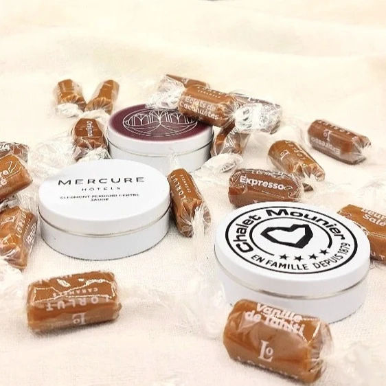 Boîte de caramels tendres artisanaux personnalisée 🇫🇷