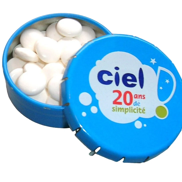 Boîte clic-clac en métal personnalisée avec bonbons au choix 🇫🇷