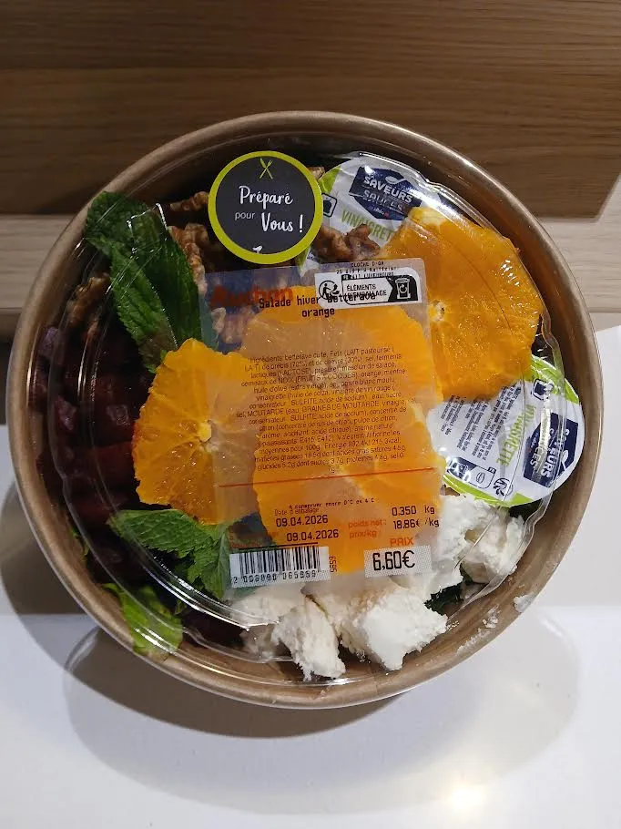 Salade hiver betterave orange