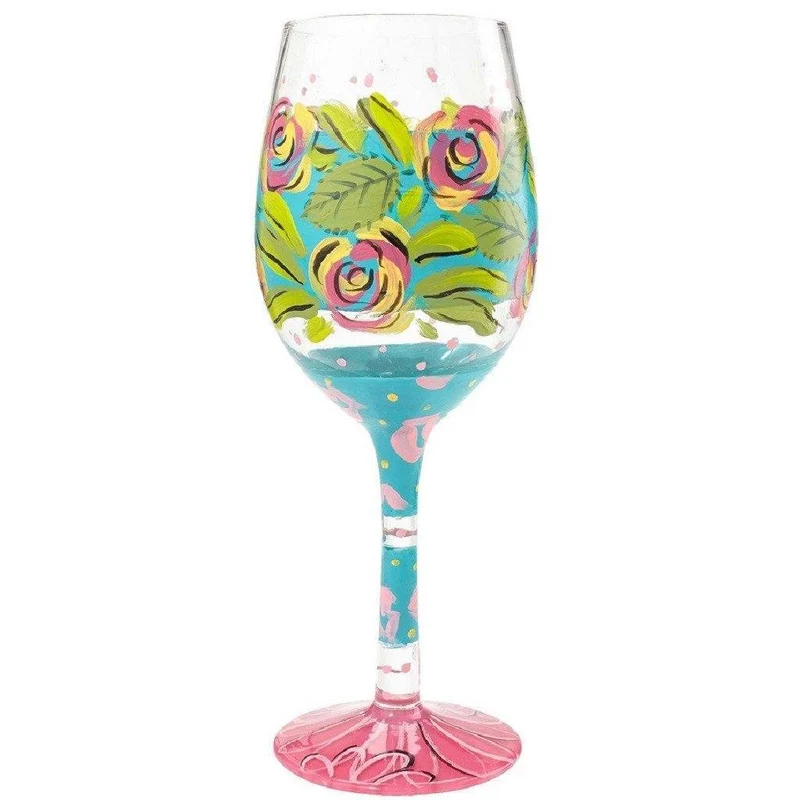 Wishful Blooming Wine Glass by Lolita®