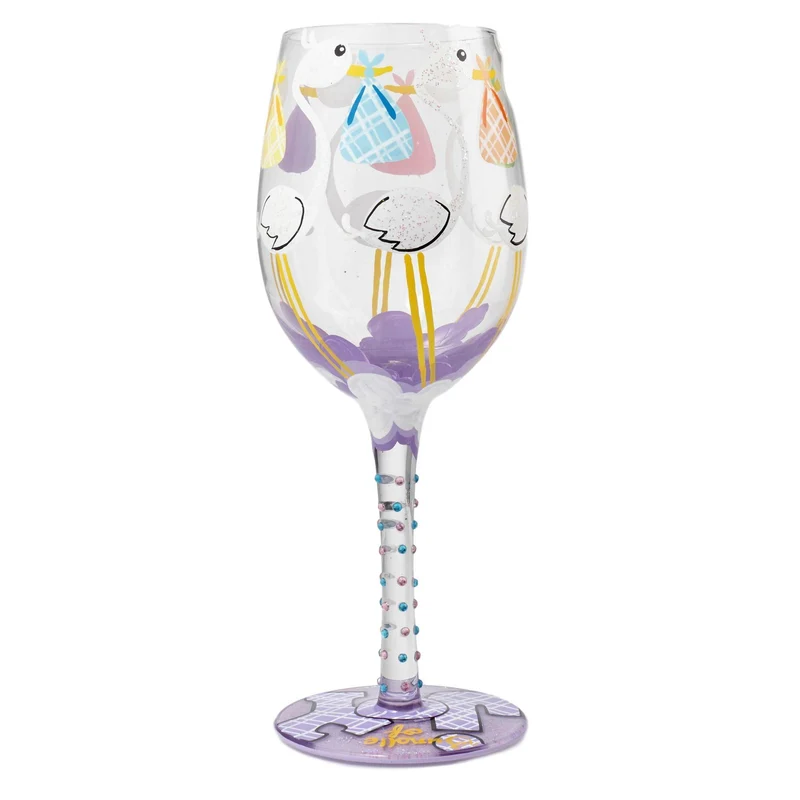 Bundle of Joy Wine Glass by Lolita®