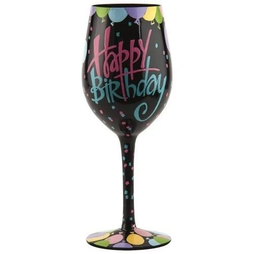 Happy Birthday to You Wine Glass by Lolita®