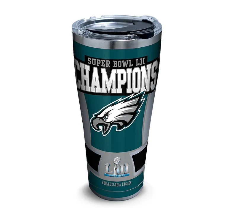 Stainless Steel Tumbler, Philadelphia Eagles Super Bowl 52 Champions - 30 oz.