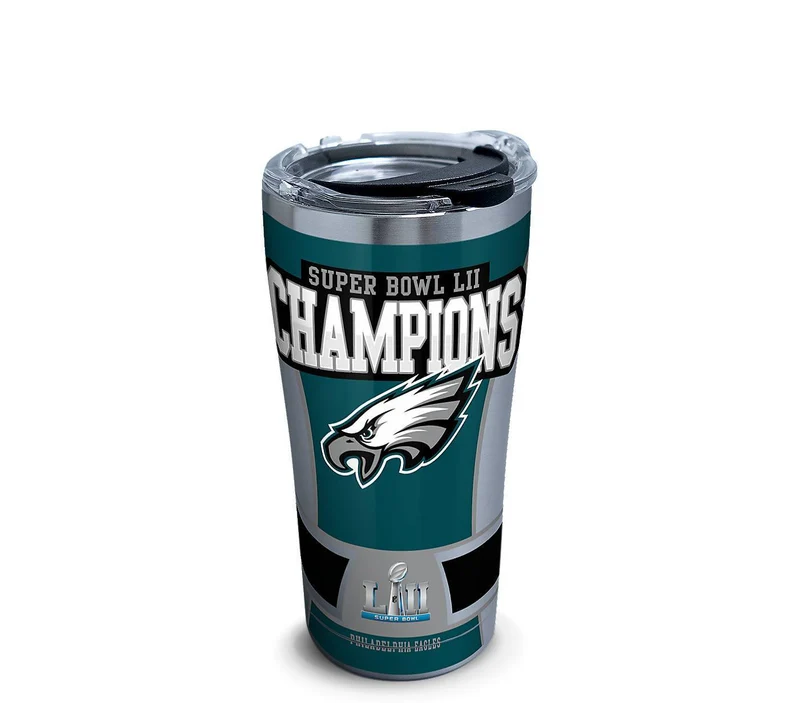 Stainless Steel Tumbler, Philadelphia Eagles Super Bowl 52 Champions - 20 oz.
