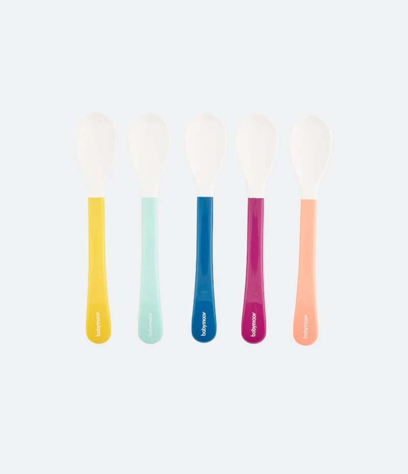 Lot de 5 cuillères bébé - 8 mois