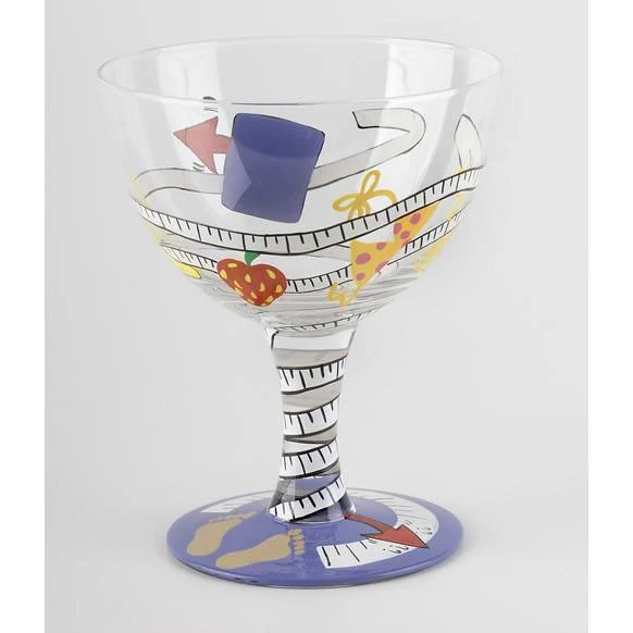 Diet Hand Painted Ice Cream Sundae Bowl
