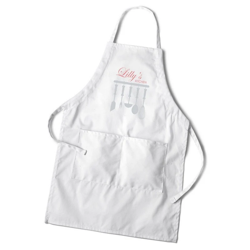 Utensils Women's Personalized White Apron