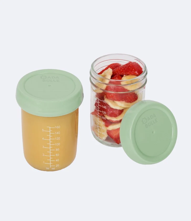 Pots Badabowls en verre pour bébé
