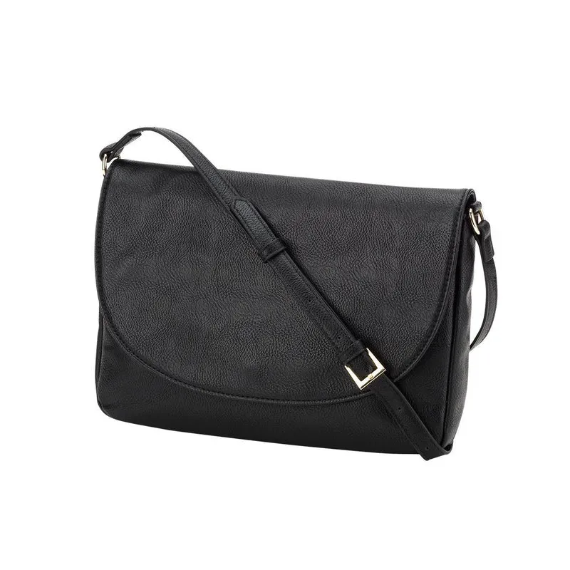 Black Anna Crossbody Bag - Personalized