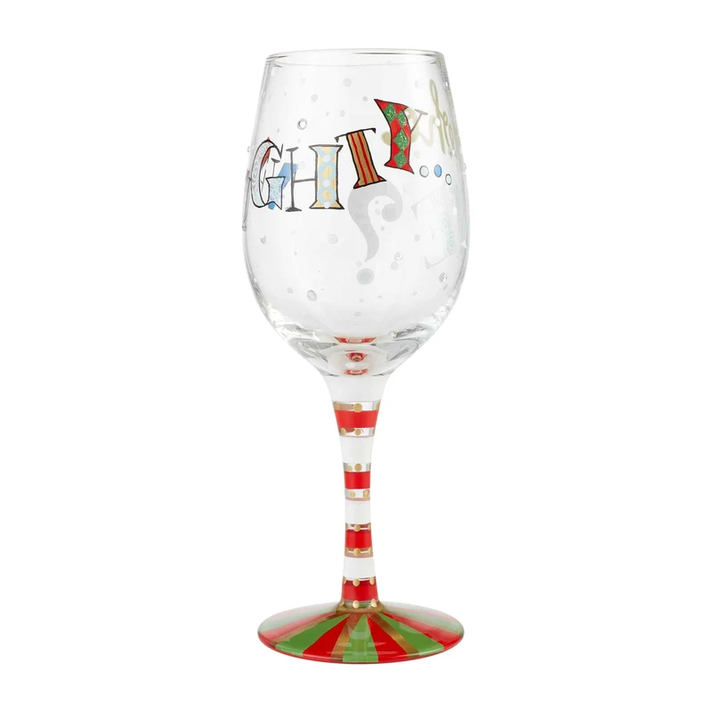 Naughty...Who Me? Wine Glass by Lolita®