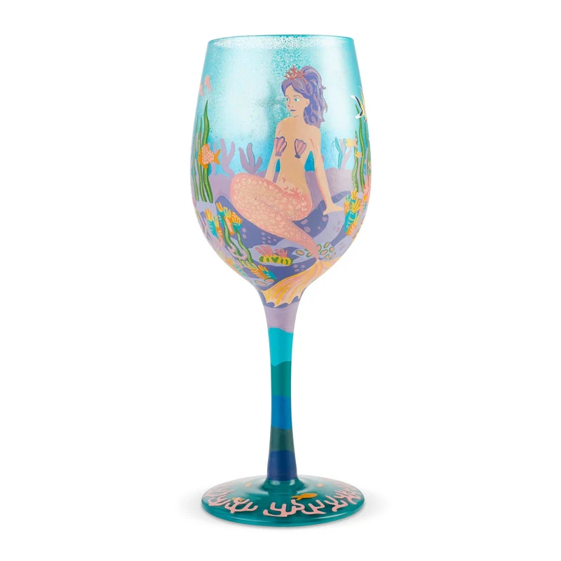 Miss Mermaid Wine Glass by Lolita®