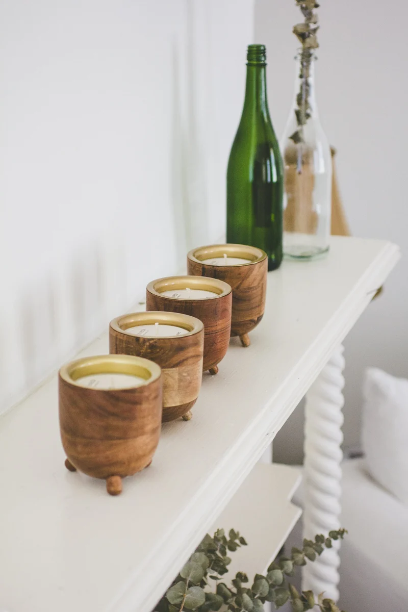 Mimosa Scented Barrel Aged Candle