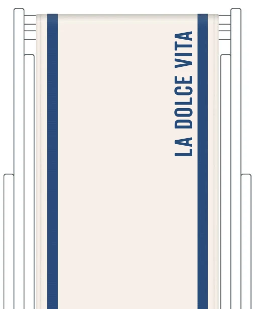 Toile de transat personnalisée Club