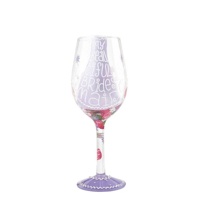Beautiful Bridesmaid Wine Glass by Lolita®