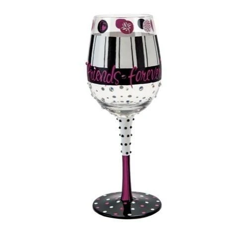 Girlfriends Forever Wine Glass by Lolita®
