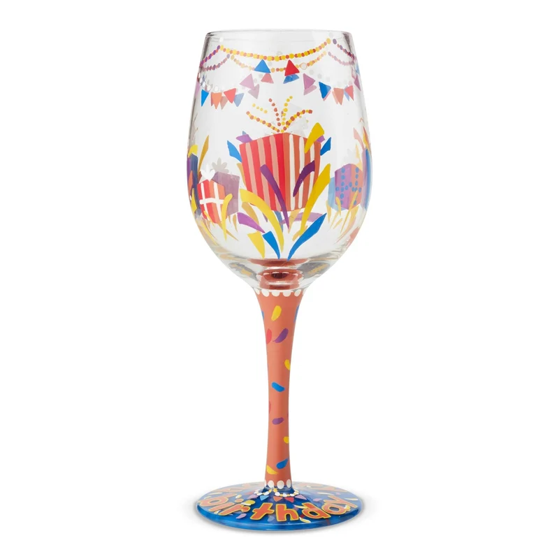 Birthday Present Wine Glass by Lolita