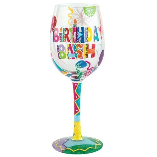 Birthday Bash Wine Glass by Lolita®
