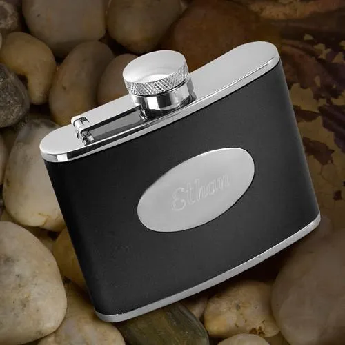 Leather Flask - Personalized