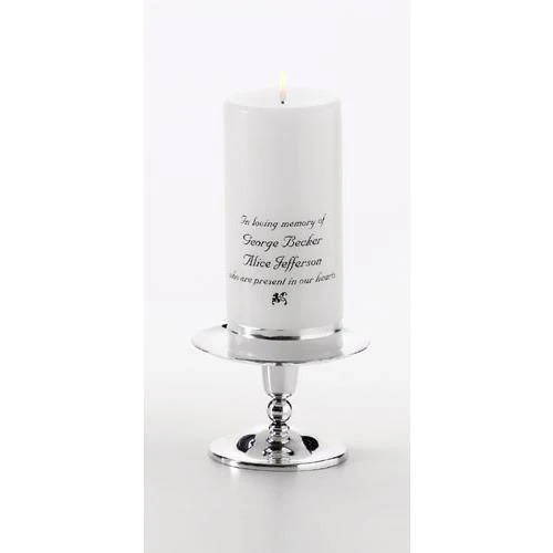 Memorial Personalized Candle Set