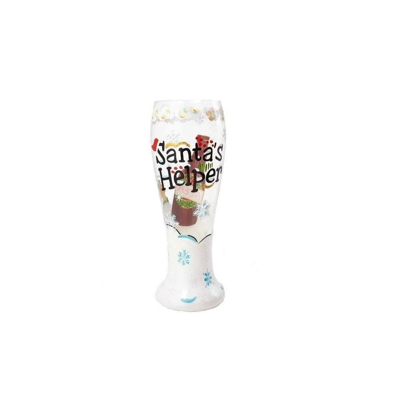 Santa's Helper Pilsner Glass by Lolita®