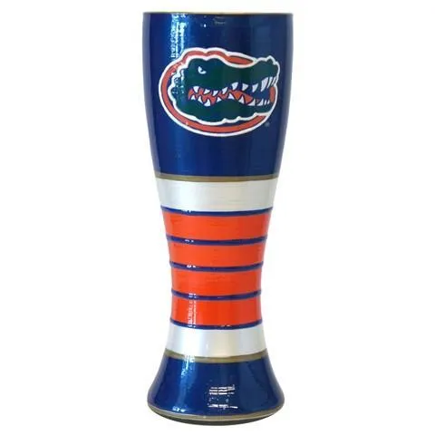 University of Florida Artisan Hand Painted Pilsner Glass