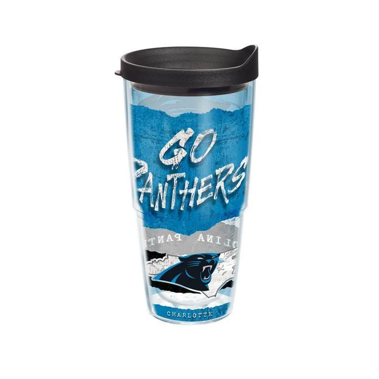 Carolina Panthers Statement 24 oz. Tervis Tumbler with Lid - (Set of 2)