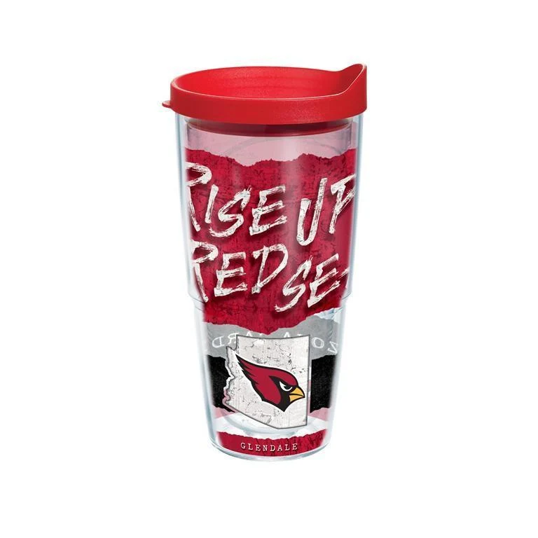 Arizona Cardinals Statement 24 oz. Tervis Tumbler with Lid - (Set of 2)