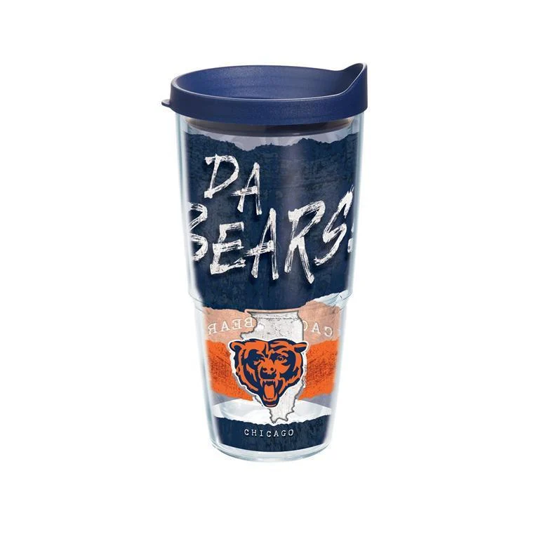 Chicago Bears Statement 24 oz. Tervis Tumbler with Lid - (Set of 2)