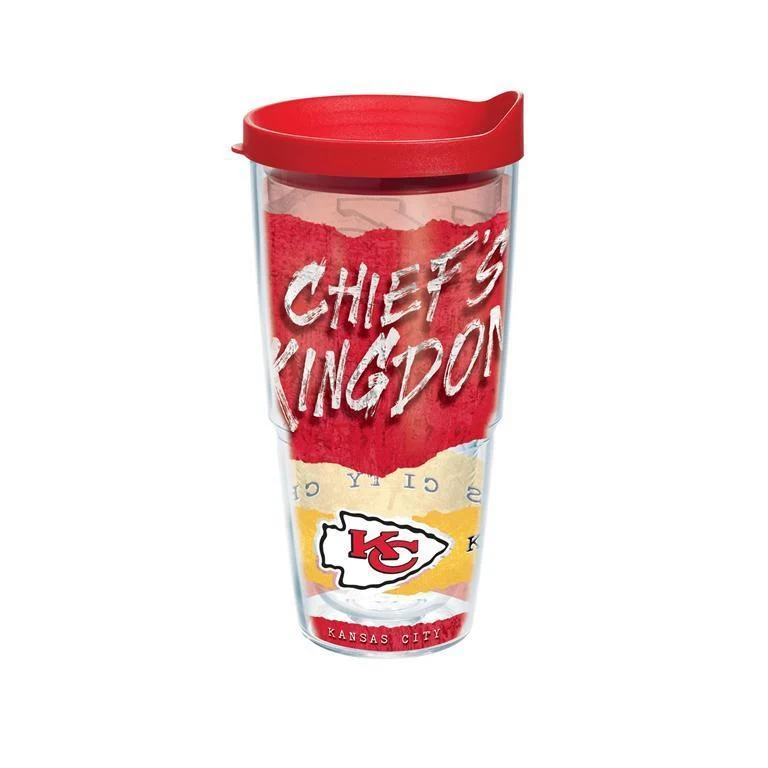 Kansas City Chiefs Statement 24 oz. Tervis Tumbler with Lid - (Set of 2)