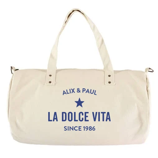 Sac Polochon Personnalisable Trendy
