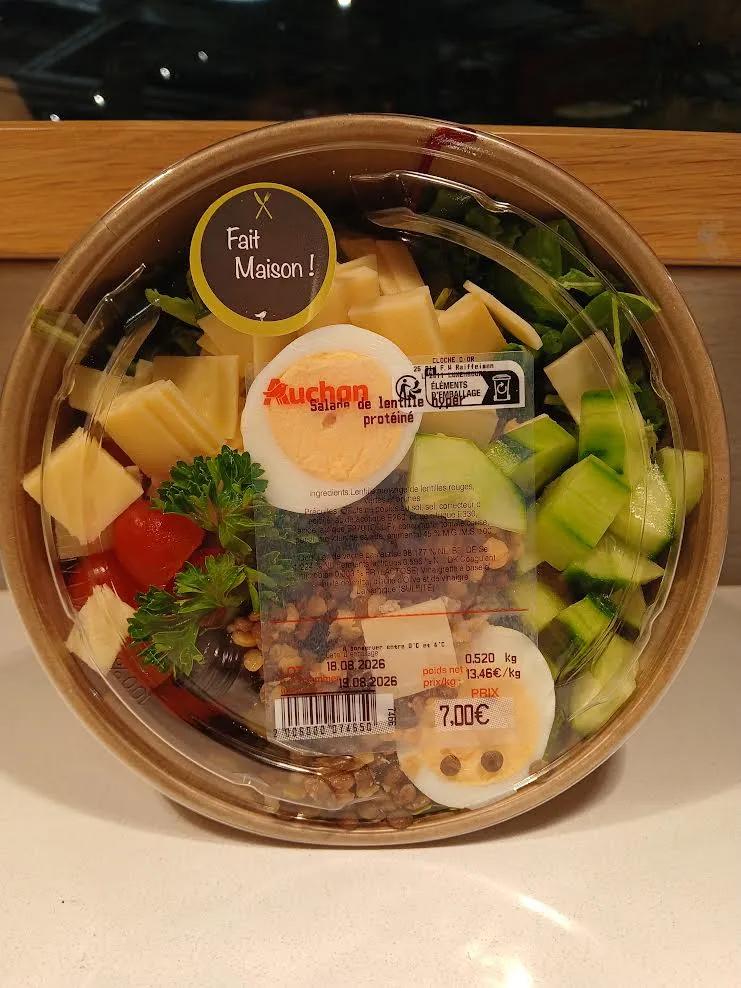 Salade de lentille hyper protéiné
