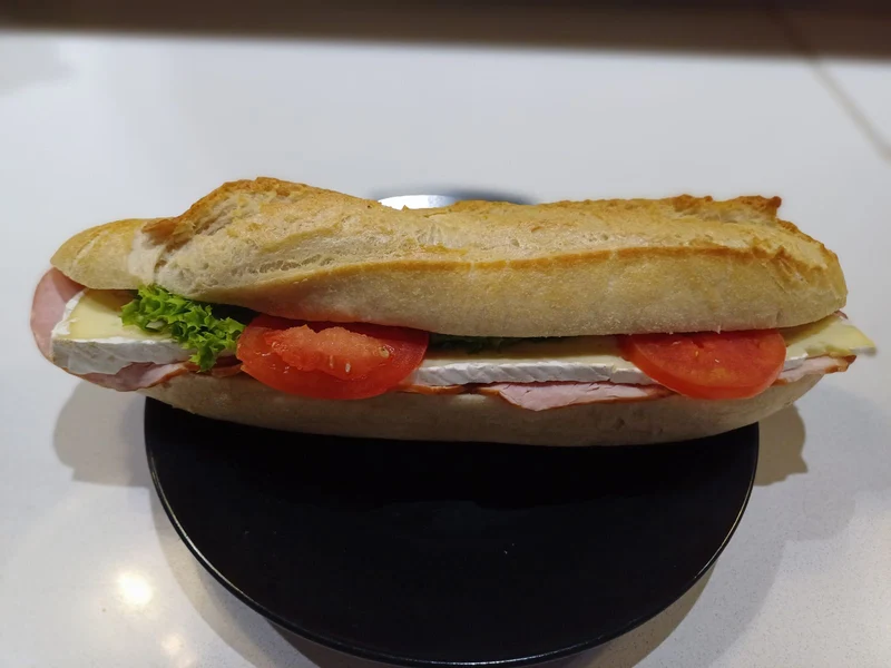 Sandwich Rôti de porc et Brie