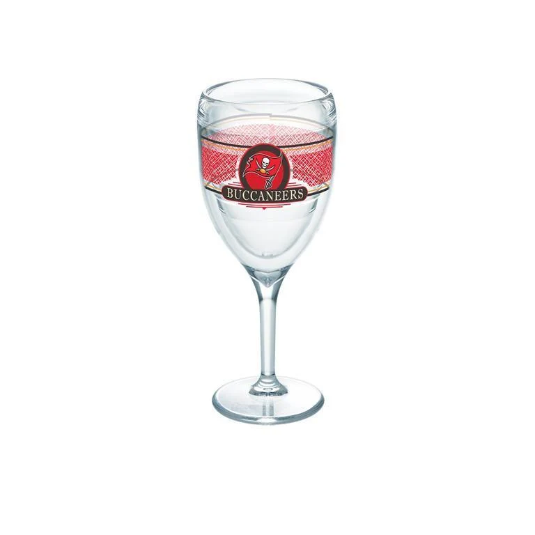 Tampa Bay Buccaneers 9 oz. Tervis Wine Glass - (Set of 2)